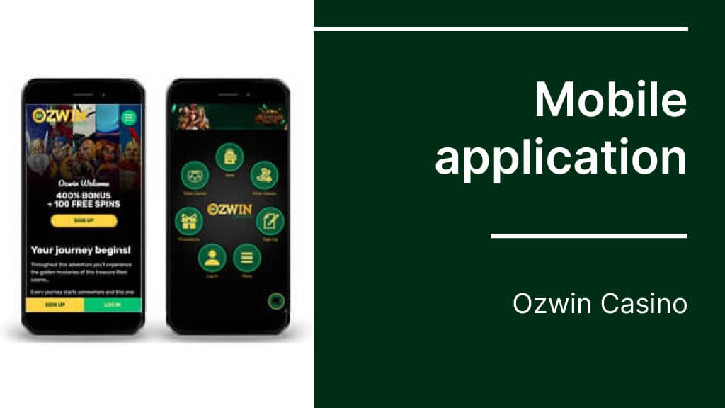 Ozwin Casino Mobile application 